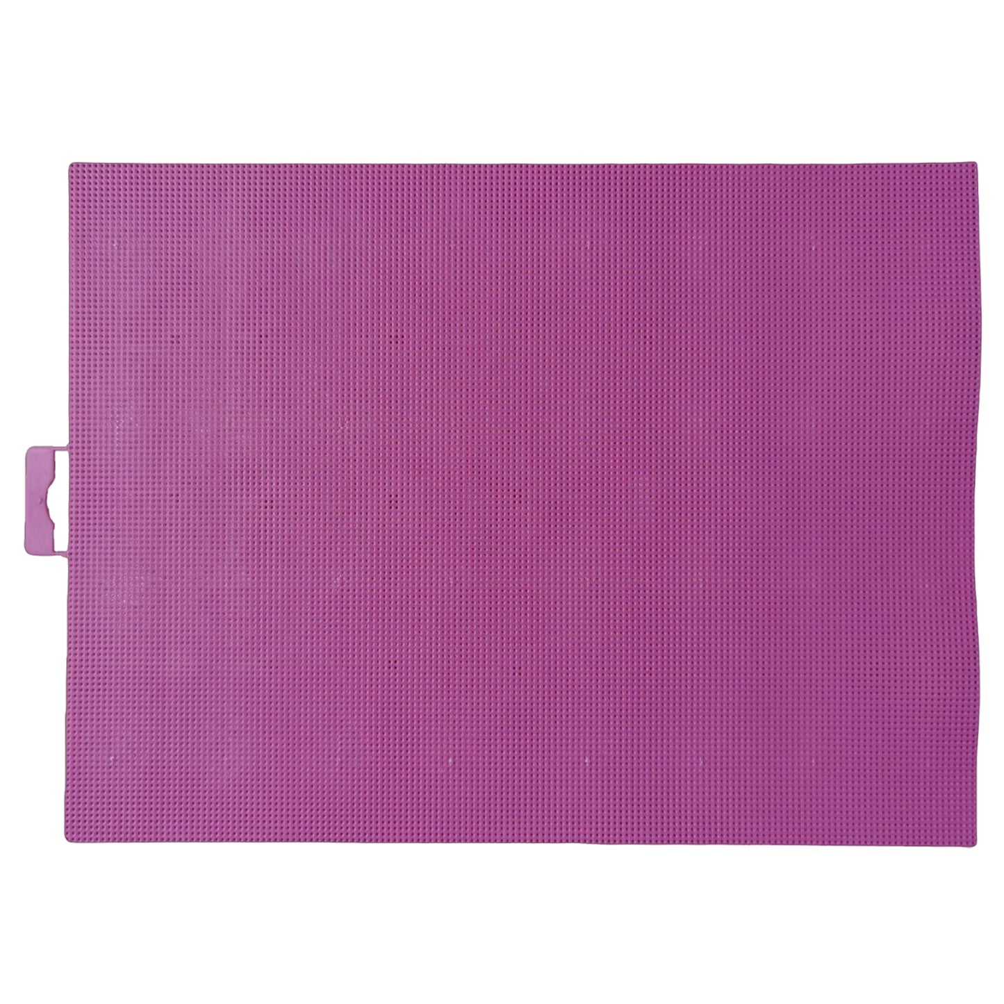 3Pcs DIY 14CT Plastic Square Mesh Canvas Sheets 11.02x8.27in Blank Canvas Mesh Mat for Needlework Embroidery Crafting Knit Crochet (Purple Red)