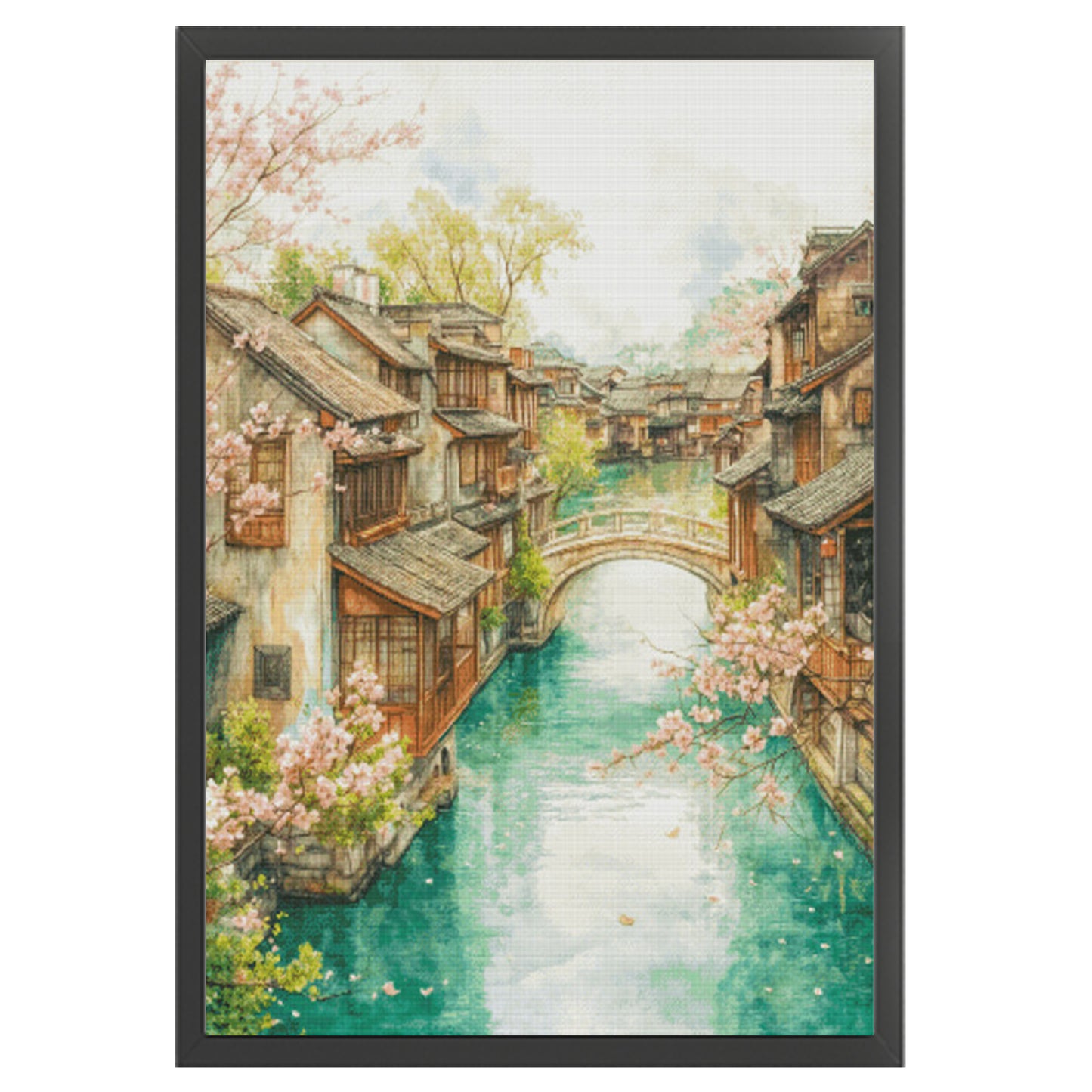 Spring - Full 14CT Stamped Cross Stitch 70x95CM - Fairy Egyptian Cotton