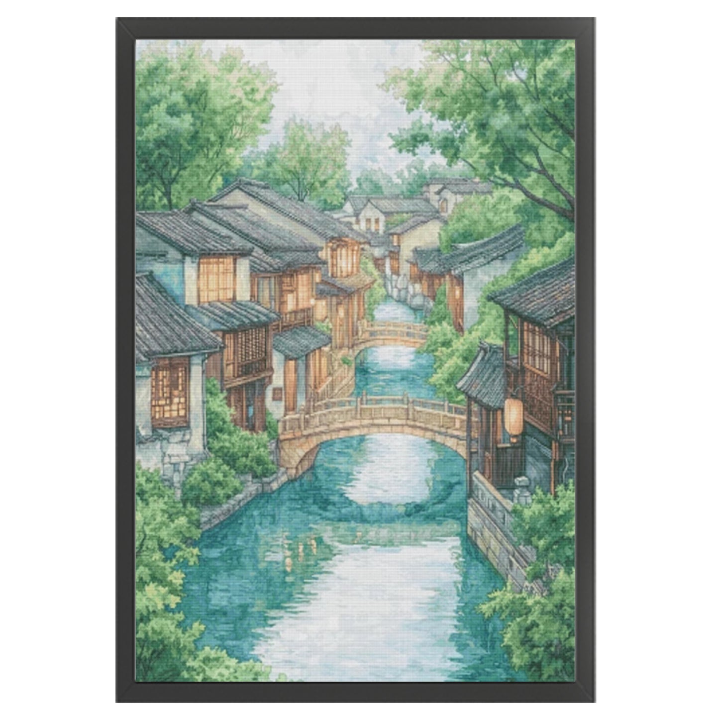 Summer - Full 14CT Stamped Cross Stitch 70x95CM - Fairy Egyptian Cotton