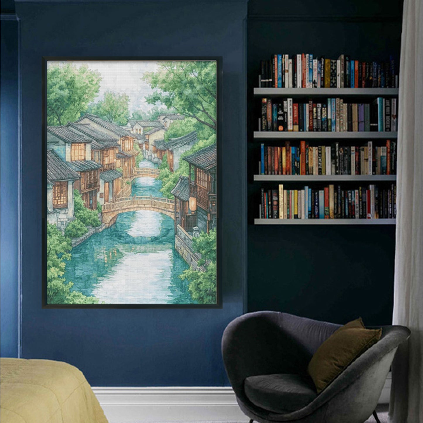 Summer - Full 14CT Stamped Cross Stitch 70x95CM - Fairy Egyptian Cotton