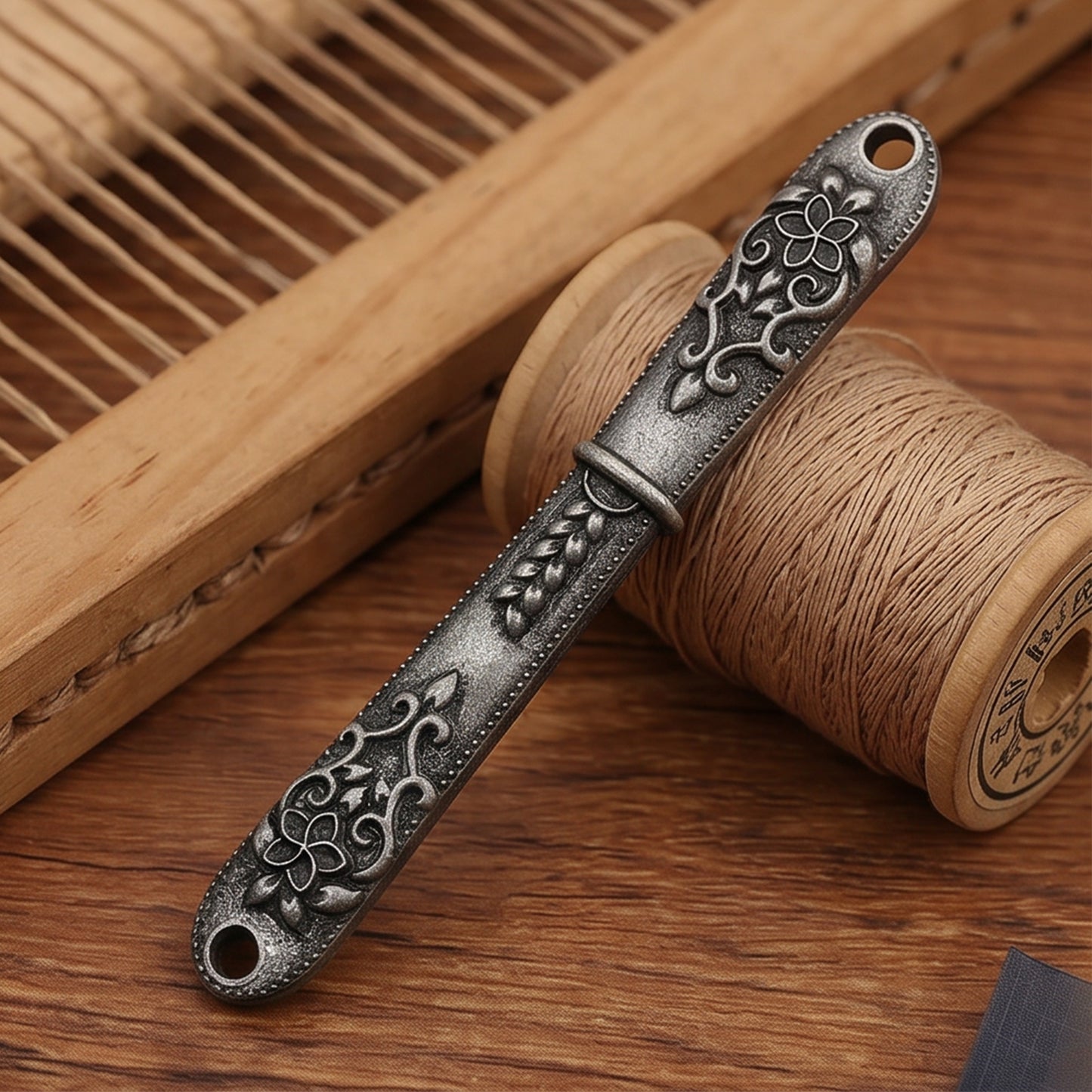Thread Cutter Stitch Ripper Multi-Purpose Embroidery Removal Tool with Cover Metal Thread Ripper Unpicker for Handmade Needle Sewing Craft Supplies (Antique Silver)