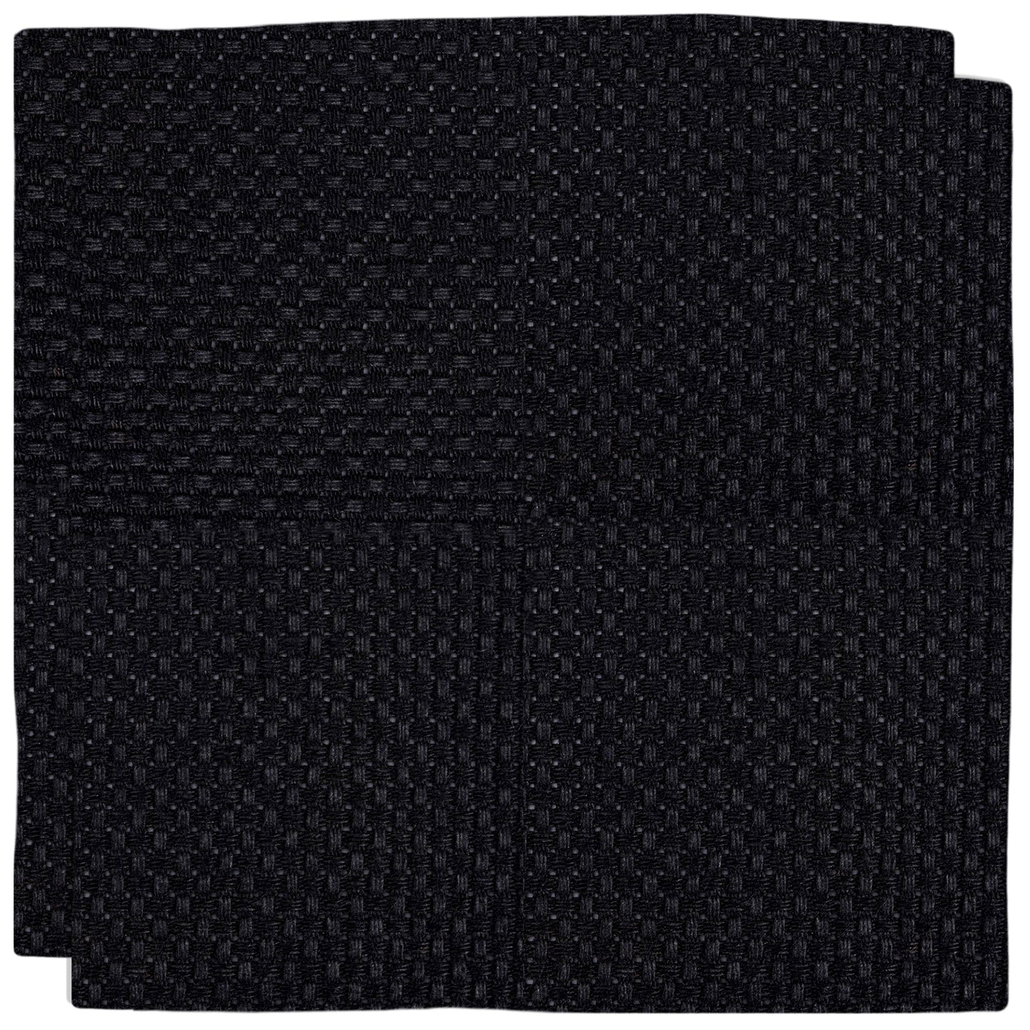 2PCS 11CT Cross Stitch Fabric 11.81x11.81 Inch Needlework Embroidery Fabric Embroidery Fabric Cloth for Garment Craft Needle-Embroidery DIY Decoration (Black)