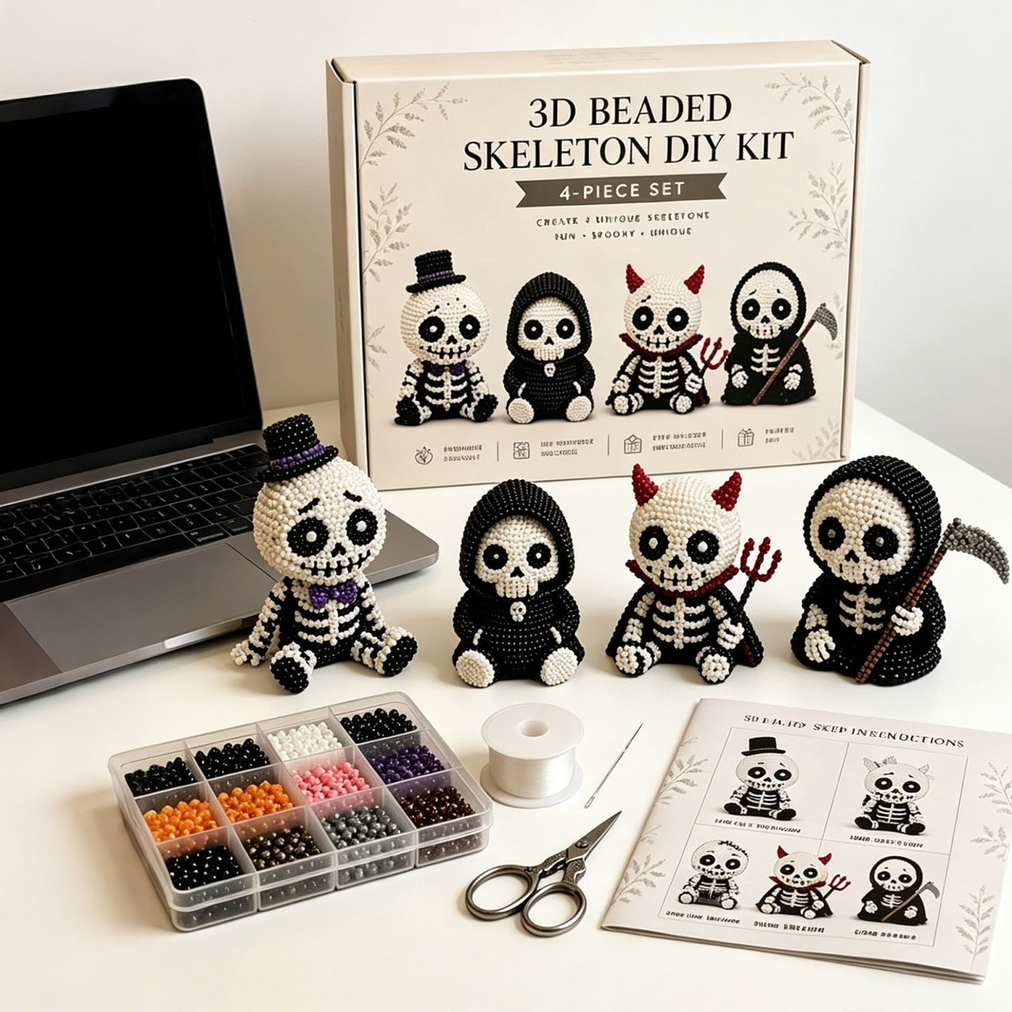 Handmade Bead Art Mosaic Kit Smooth and Wear-Resistant Creative DIY Decoration Sturdy for Hand Embroidery Craft Enthusiasts & Decoration