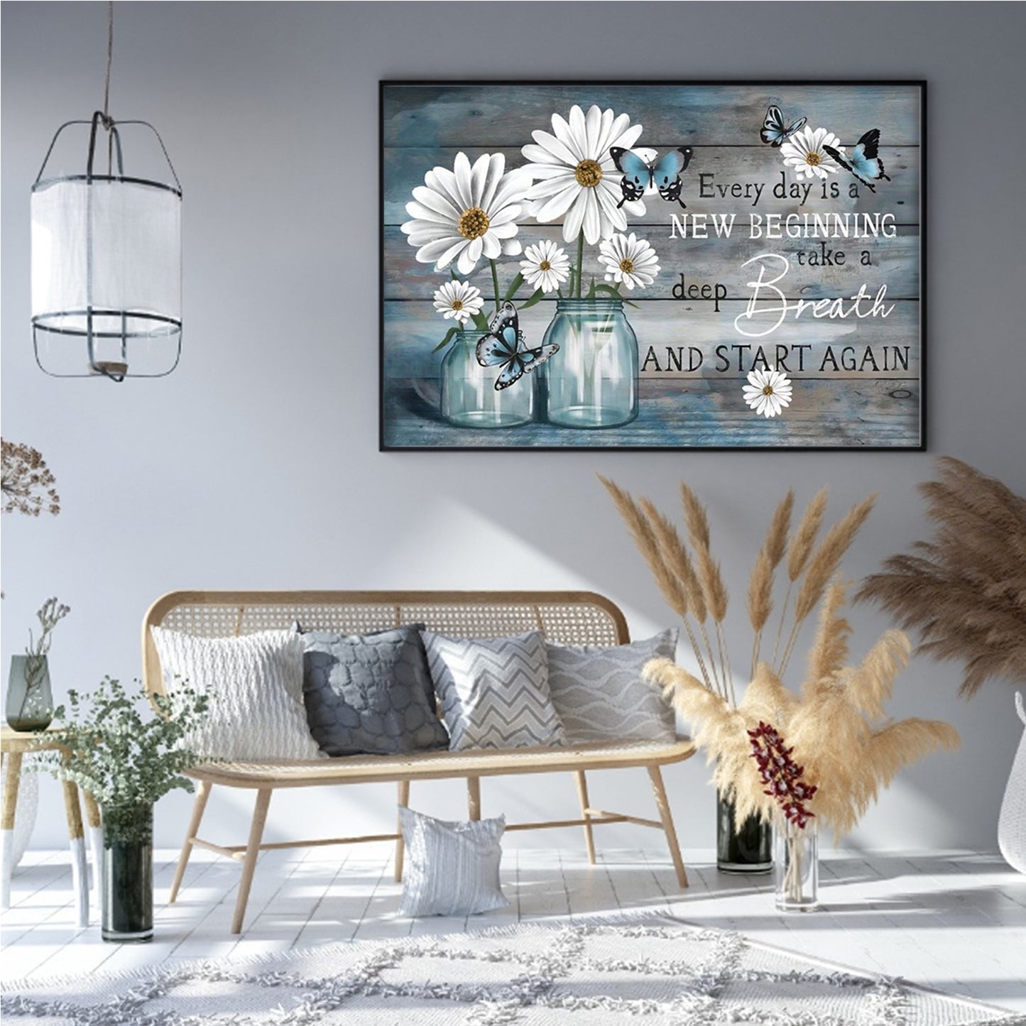 Flower Vase - Full 14CT Counted Cross Stitch 50x33CM - Huacan