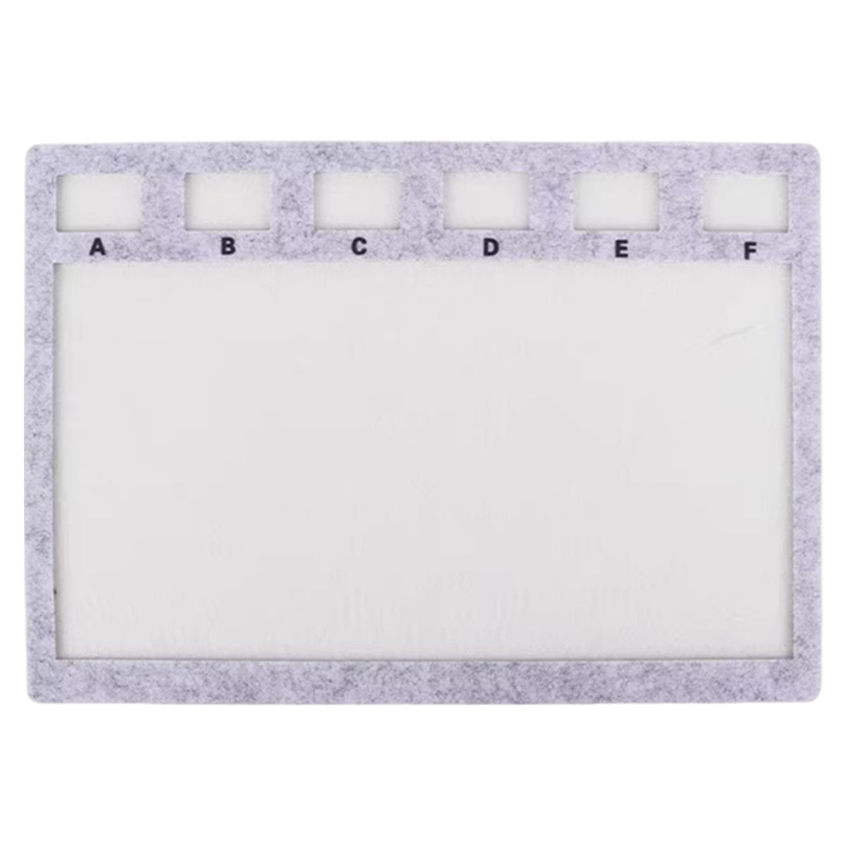 Alphabet Scale Beading Mat Rectangle Felt Bead Tray Non Slip (29x20x0.5cm)