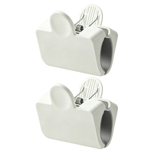 2PCS Cross Stitch Embroidery Fix Clips Large | White Gray Fixing Clamps for Embroideries Dressmaking Projects