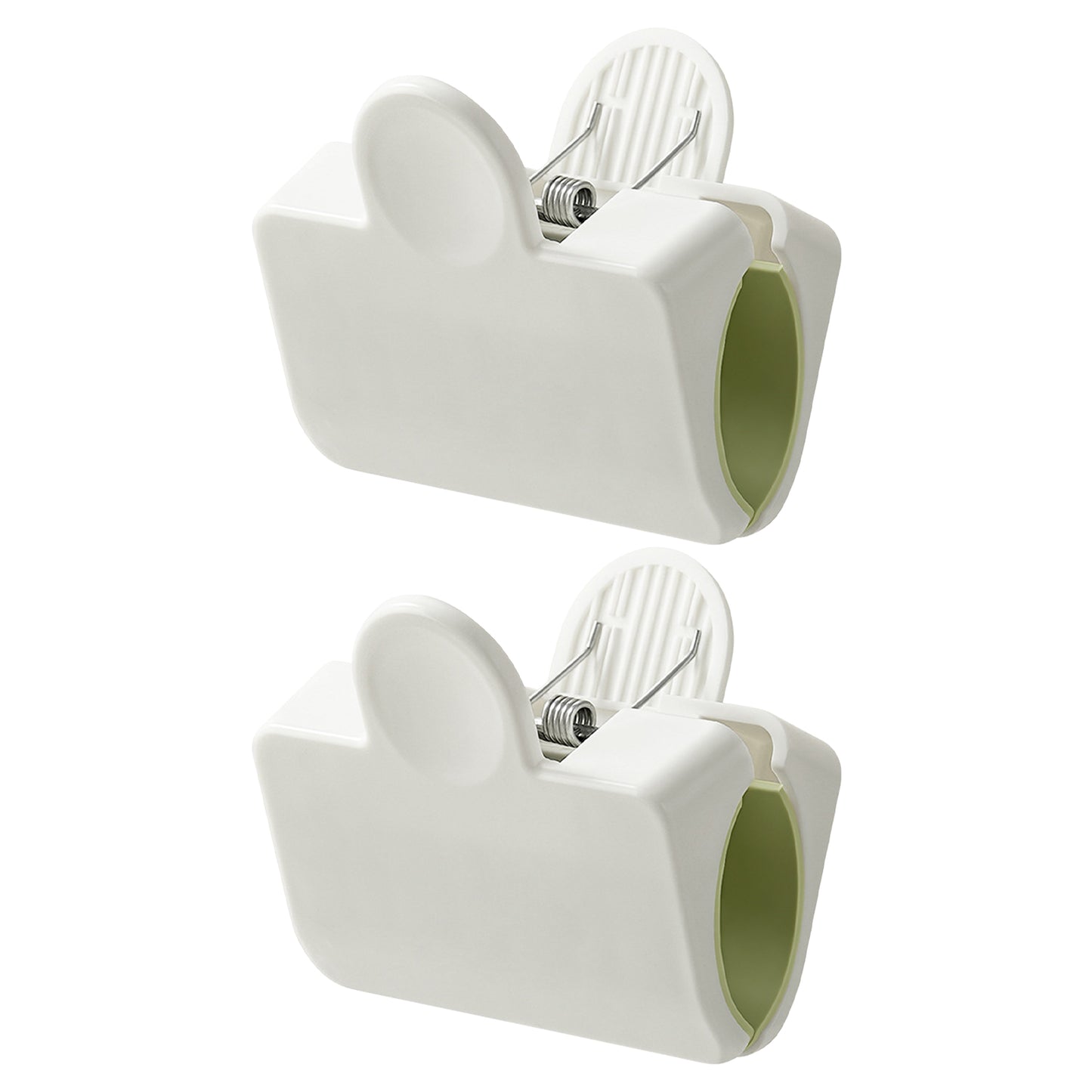 2PCS Cross Stitch Embroidery Fix Clips Large | White Green Fixing Clamps for Embroideries Dressmaking Projects