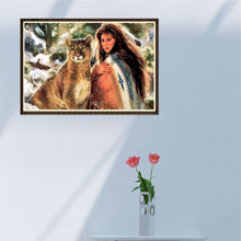 Load image into Gallery viewer, Indian 40*30 CM(Canvas) Round Drill Diamond Painting
