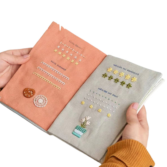 Embroidery Books of Stitches with Patterns for Beginners & DIY Craft Lovers