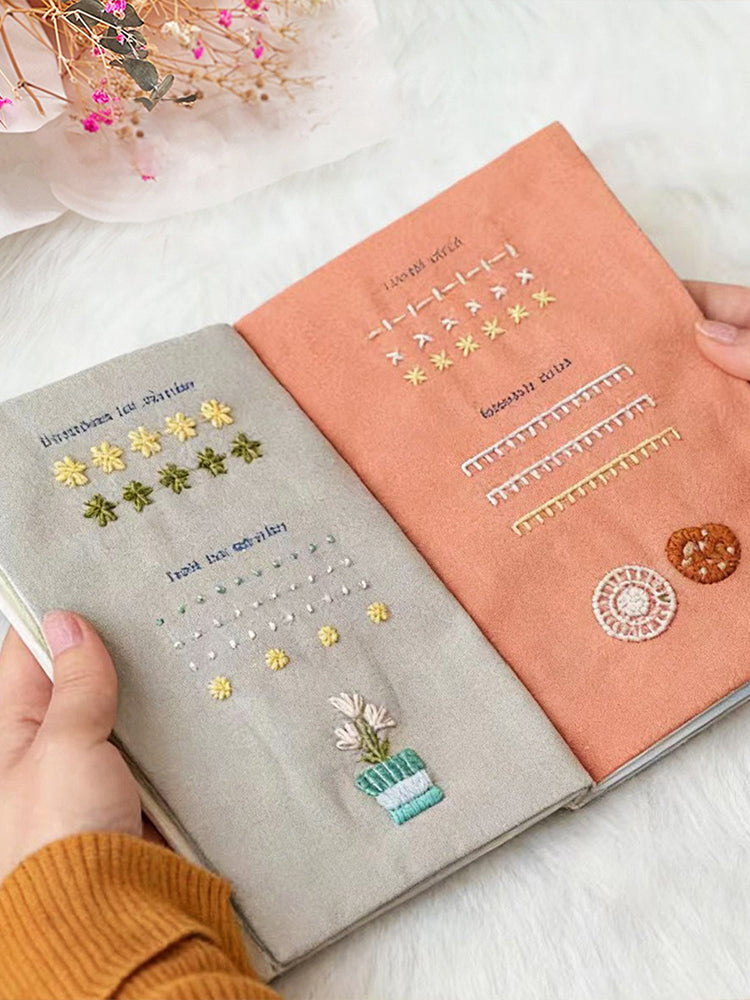 Embroidery Books of Stitches with Patterns for Beginners & DIY Craft Lovers