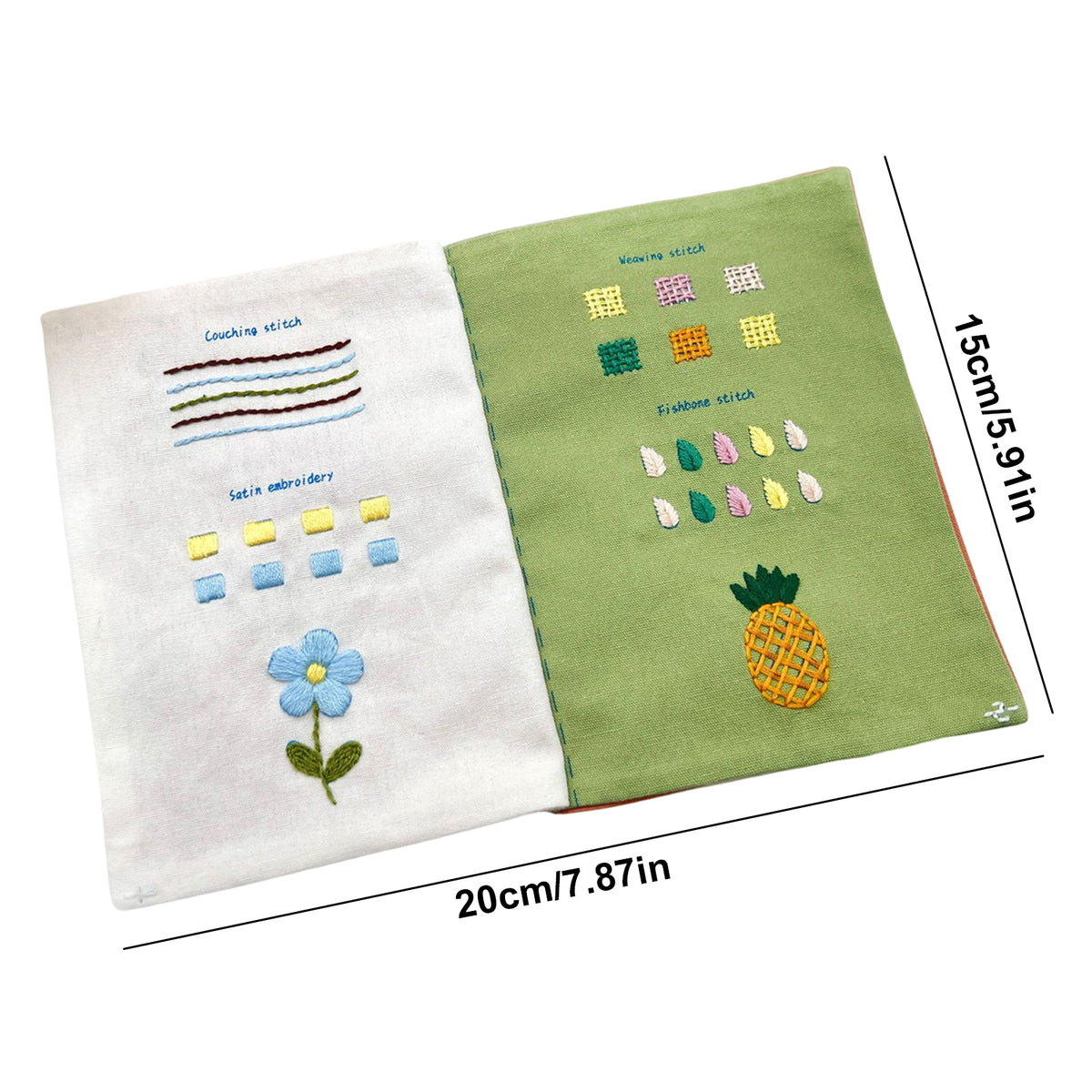 Embroidery Books of Stitches with Patterns for Beginners & DIY Craft Lovers