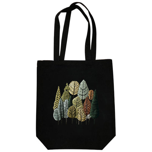 Autumn Woods - DIY Embroidery Cross Stitch Kit with Pattern Cotton Threads Needles Hoop 32×37CM/12.60×14.57in