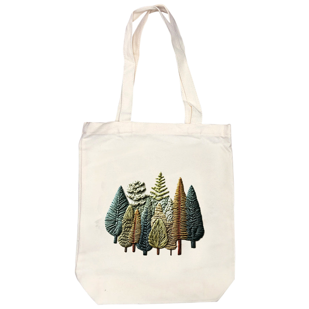 Vintage Woods - DIY Embroidery Cross Stitch Kit with Pattern Cotton Threads Needles Hoop 32×37CM/12.60×14.57in