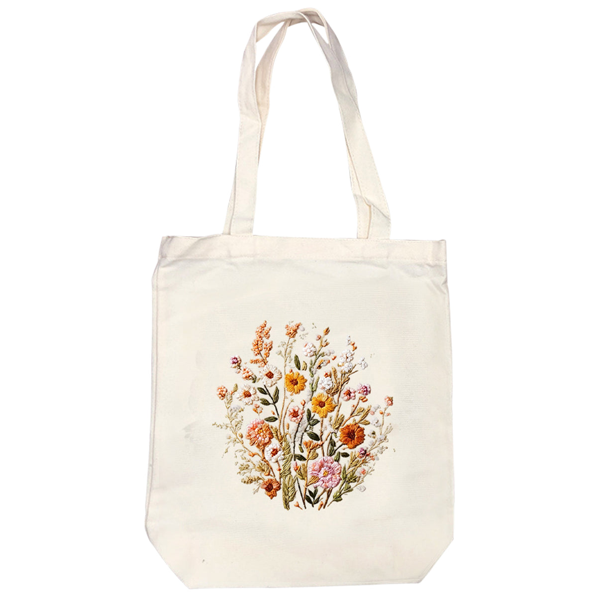 Wild Autumn Blooms - DIY Embroidery Cross Stitch Kit with Pattern Cotton Threads Needles Hoop 32×37CM/12.60×14.57in