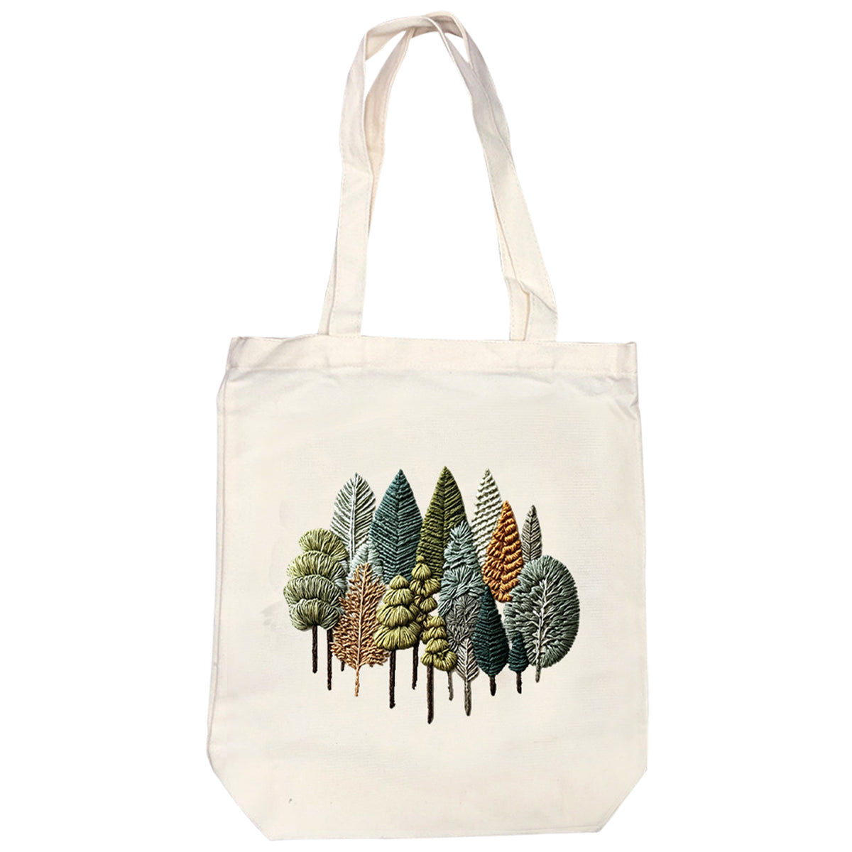 Vintage Woods - DIY Embroidery Cross Stitch Kit with Pattern Cotton Threads Needles Hoop 32×37CM/12.60×14.57in