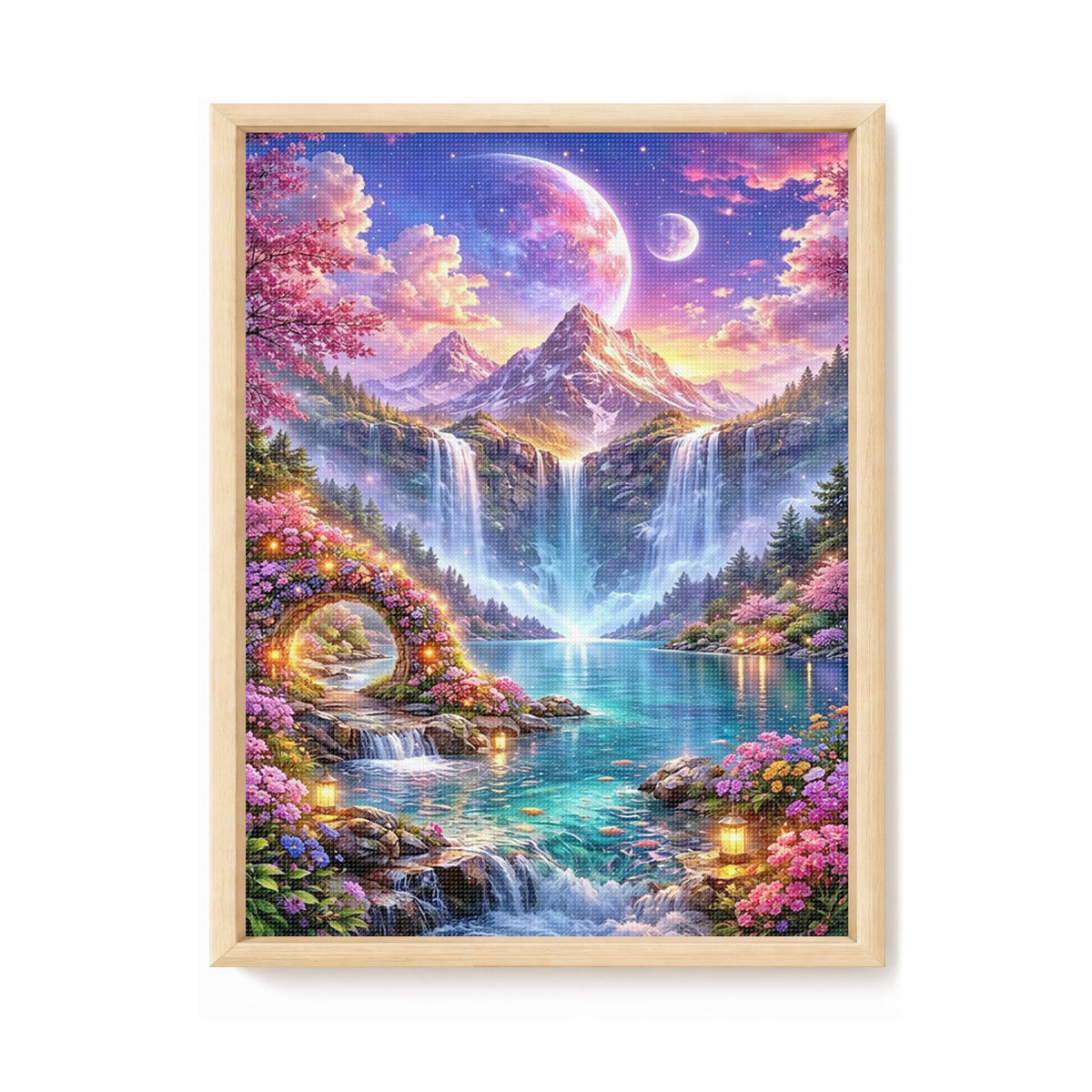 Star Valley - Full 11CT Stamped Cross Stitch 40x53CM - Huacan