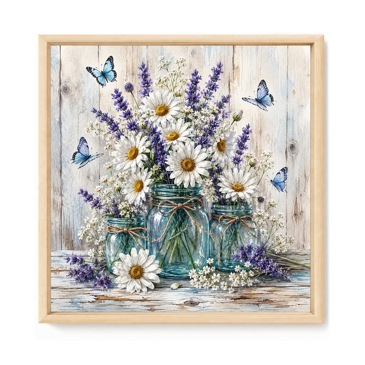 Vase - Full 11CT Stamped Cross Stitch 45x45CM - Yishu