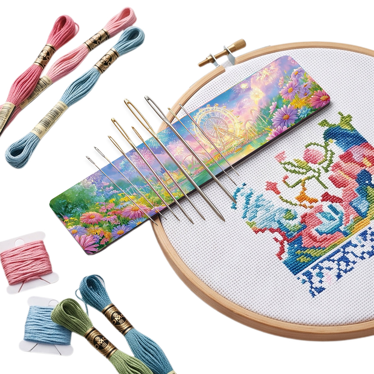 Midsummer Glow Acrylic Magnetic Sewing Accessory Needle Minder