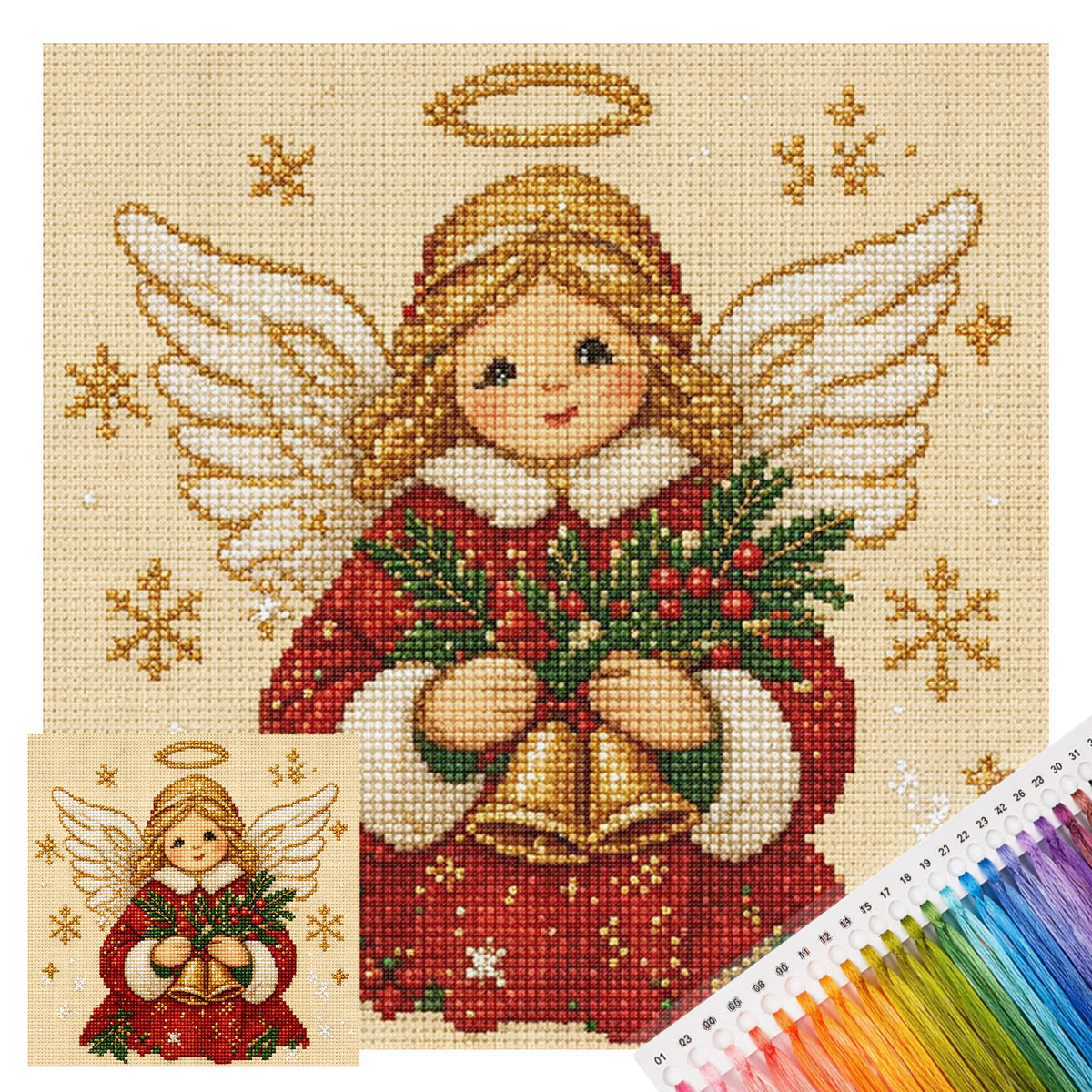 Bell Saint - Full 14CT Stamped Cross Stitch 30x30CM - Huacan