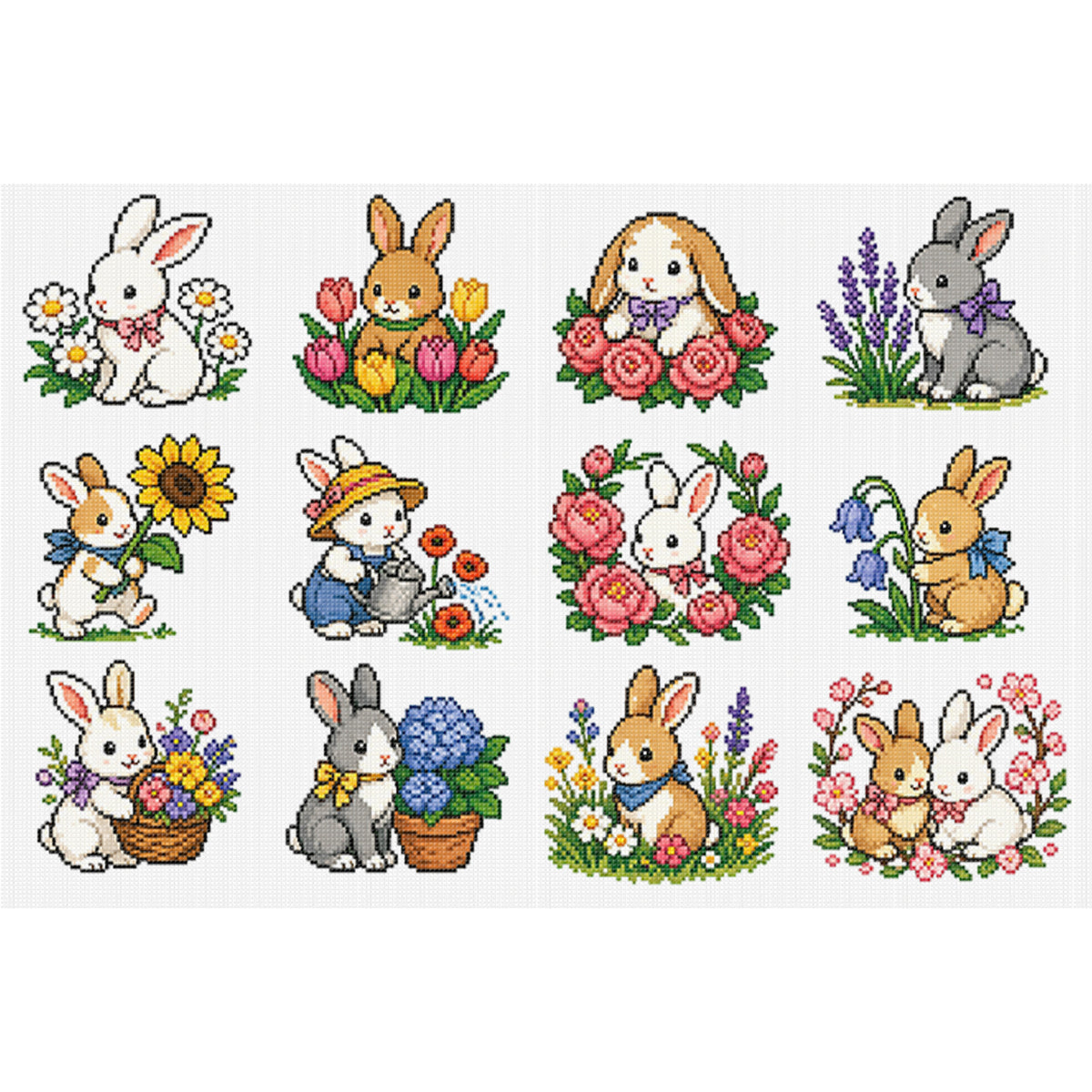 Christmas Scenes - Full 11CT Stamped Cross Stitch 60x40CM - Huacan