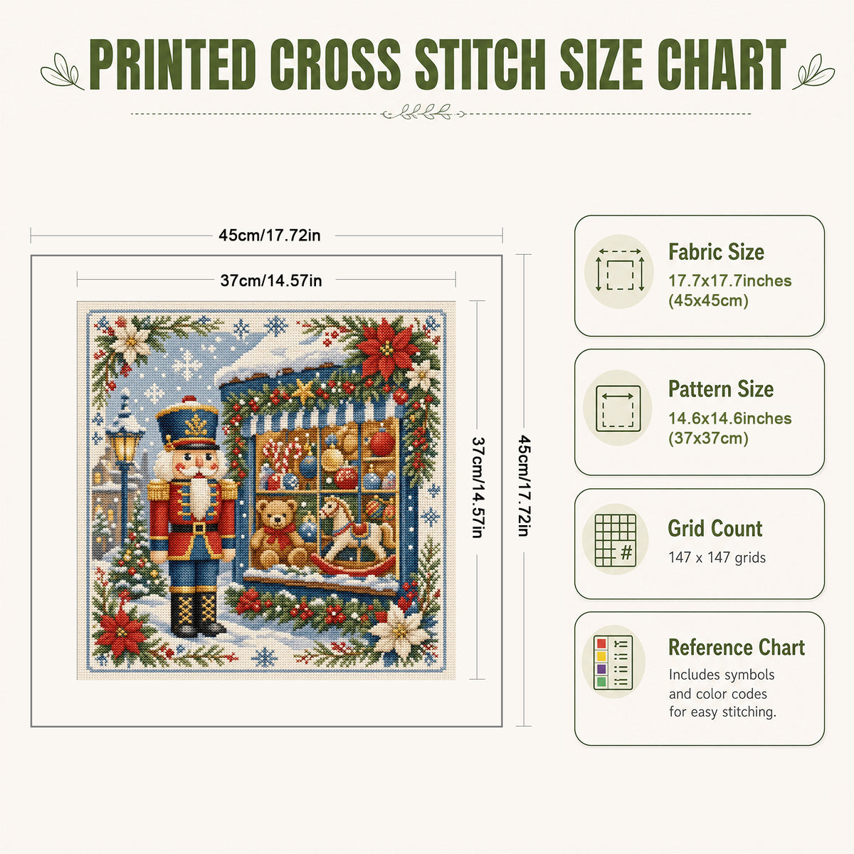 Soldier - Full 11CT Stamped Cross Stitch 45x45CM - Huacan