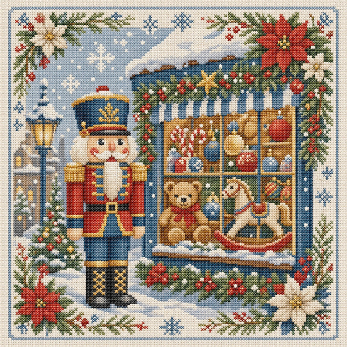 Soldier - Full 11CT Stamped Cross Stitch 45x45CM - Huacan