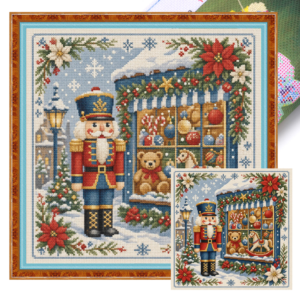 Soldier - Full 11CT Stamped Cross Stitch 45x45CM - Huacan
