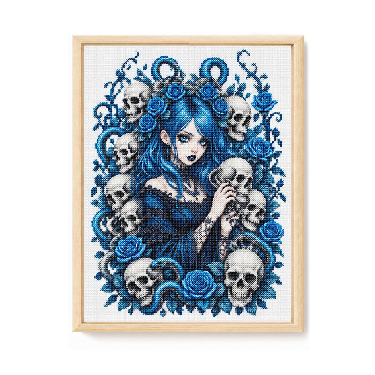 Purple Fairy - Full 14CT Stamped Cross Stitch 40x30CM - Huacan