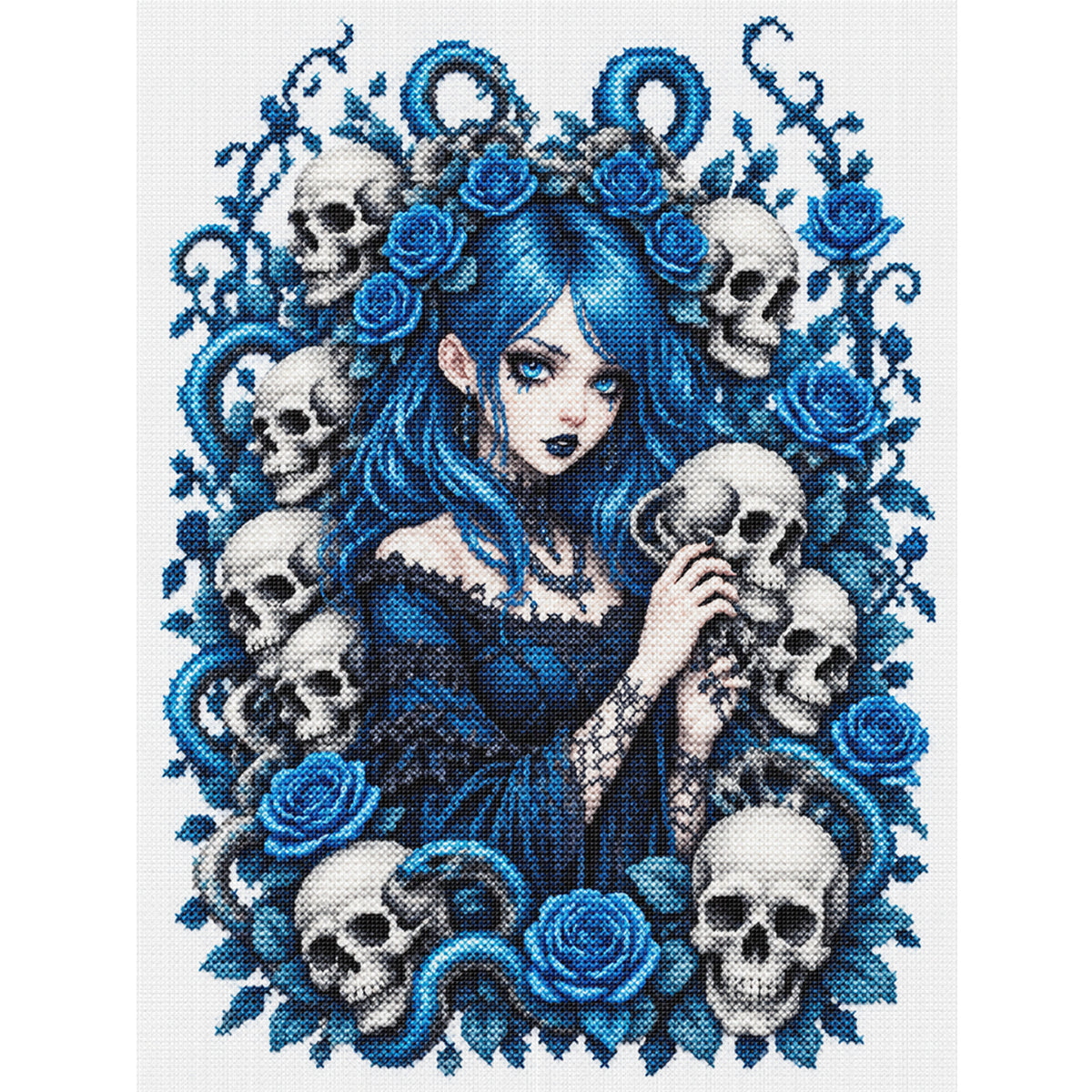 Purple Fairy - Full 14CT Stamped Cross Stitch 40x30CM - Huacan