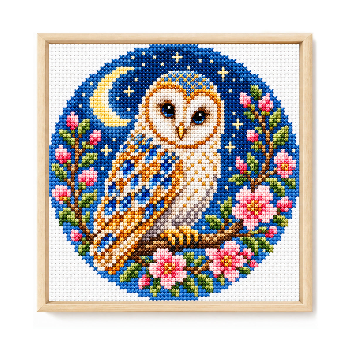 Ice Tree - Full Stamped Cross Stitch 20x20CM - Huacan