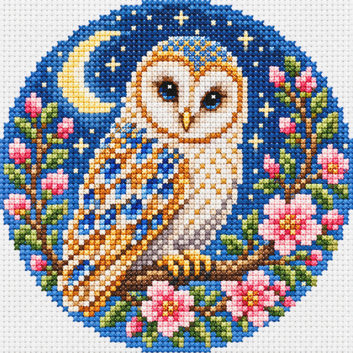 Ice Tree - Full Stamped Cross Stitch 20x20CM - Huacan