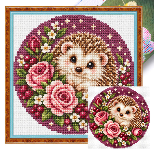 Mondrose - Vollständig besticktes Kreuzstich-Set 20x20CM - Huacan