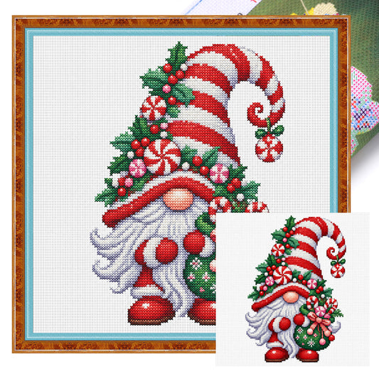 Süßigkeiten-Wichtel – Vollständiges 11CT Stempel-Kreuzstich-Set 40X40CM – Yishu