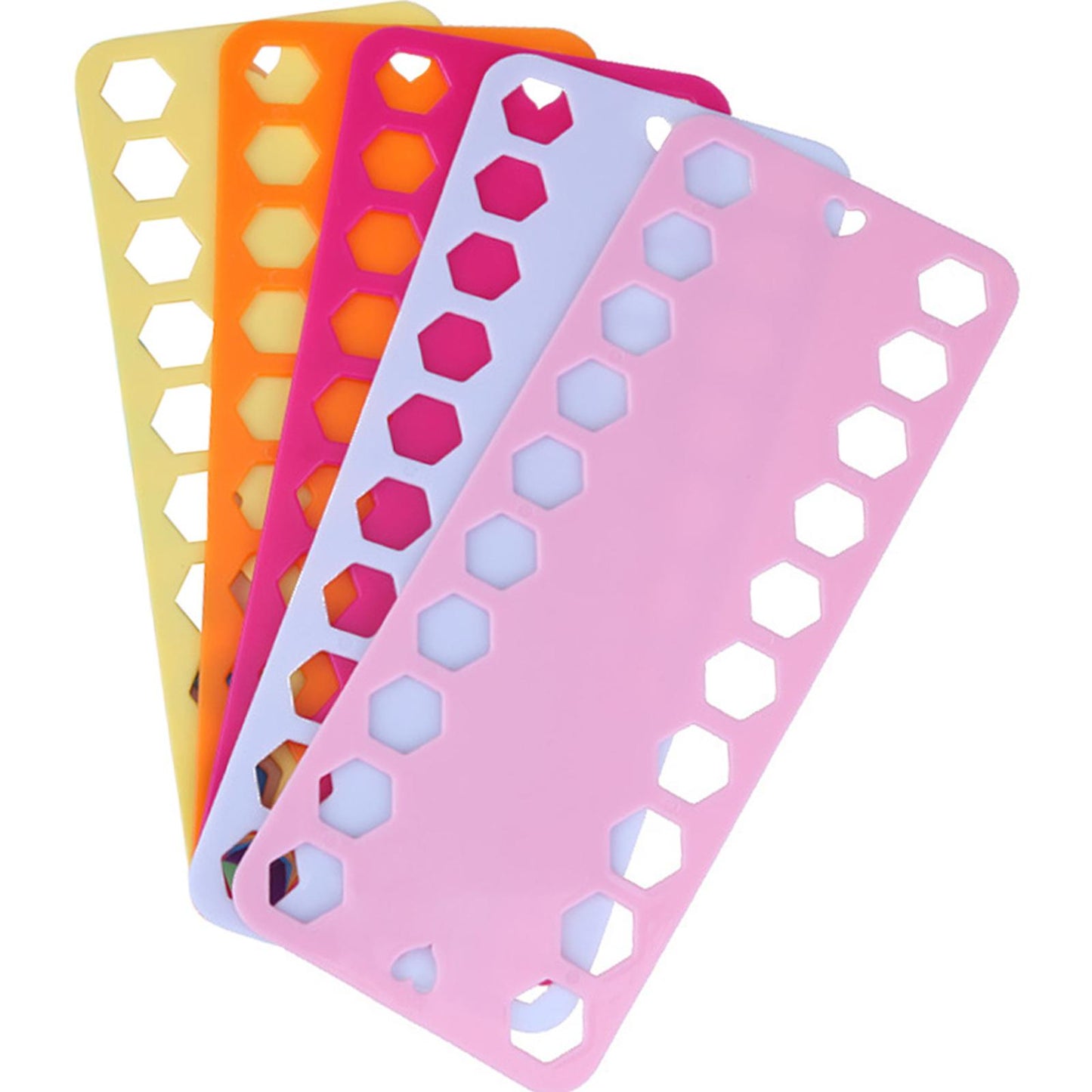 5PCS 20-Hole Plastic Cross Stitch Row Line Board | for Sewing Needlework Knitting Thread Organizer Storage