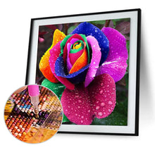 Load image into Gallery viewer, Rose 30*30CM(Canvas) Round Drill Diamond Painting
