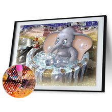 Load image into Gallery viewer, Elephant 25*20 CM(Canvas) Round Drill Diamond Painting
