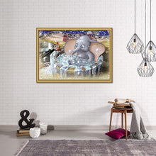 Load image into Gallery viewer, Elephant 25*20 CM(Canvas) Round Drill Diamond Painting
