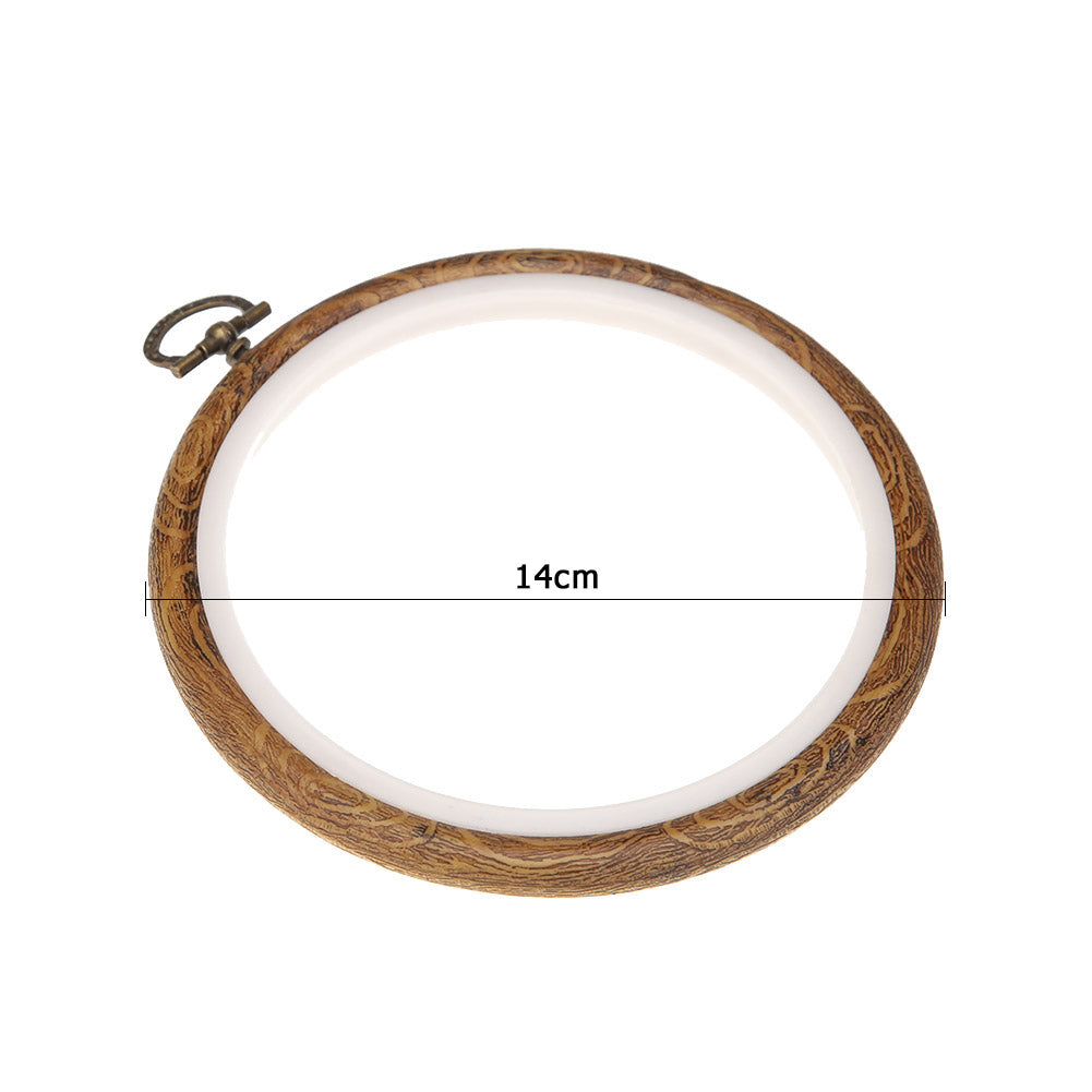 Plastic Frame Embroidery Hoop Ring Circle Round Loop for Cross Stitch (14CM)