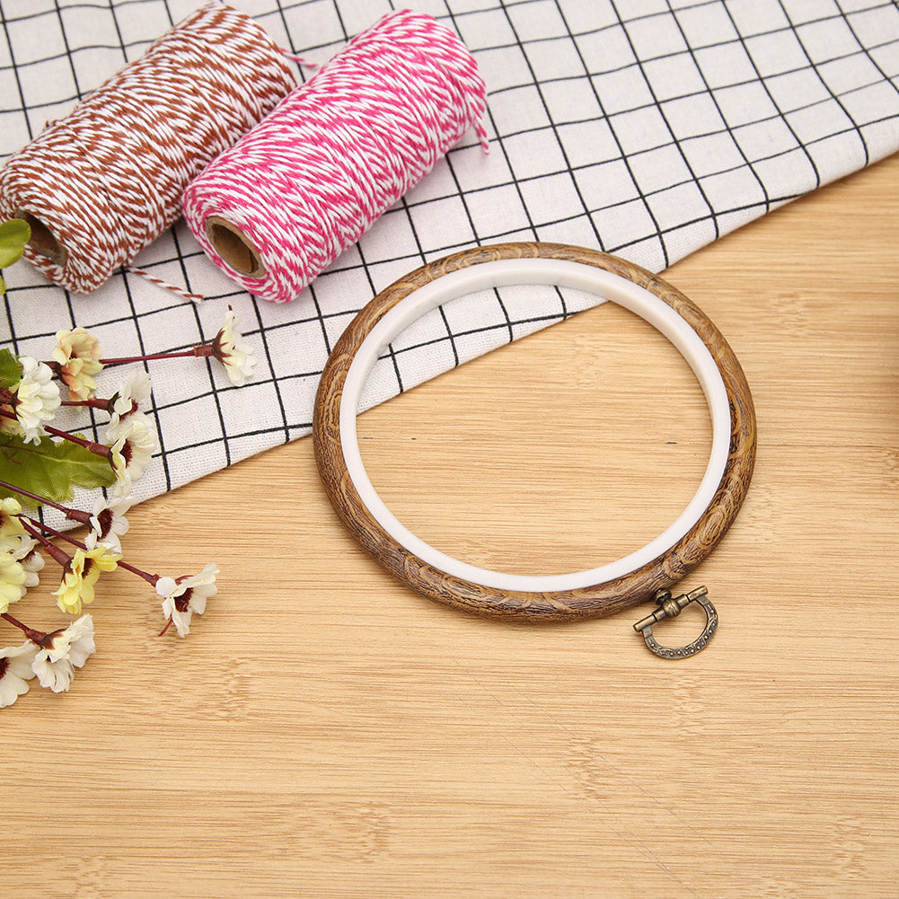 Plastic Frame Embroidery Hoop Ring Circle Round Loop for Cross Stitch (14CM)