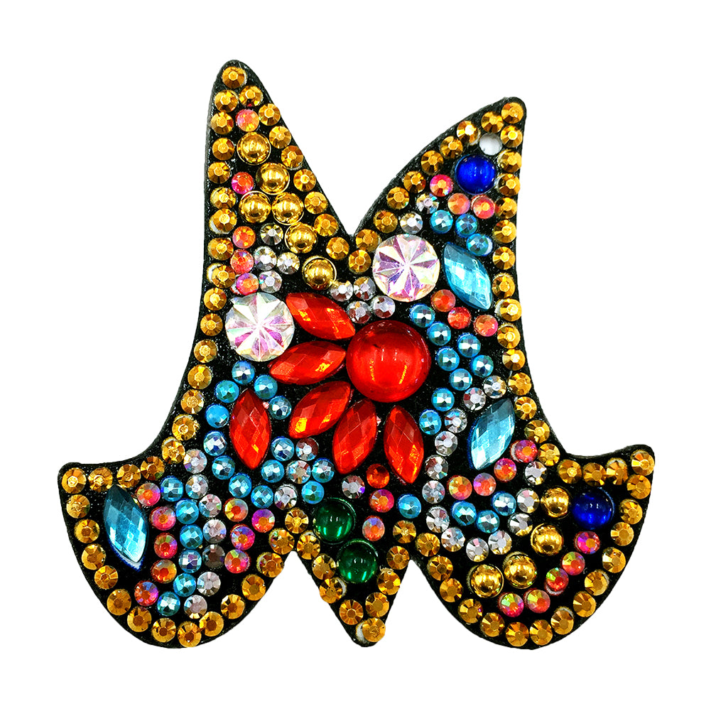 1pcs Diamond Keychains Hanging Ornament DIY Phone Bag Charm Decor 67x67mm