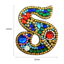 Load image into Gallery viewer, 1pcs Diamond Keychains Hanging Ornament DIY Phone Bag Charm Decor 67x67mm
