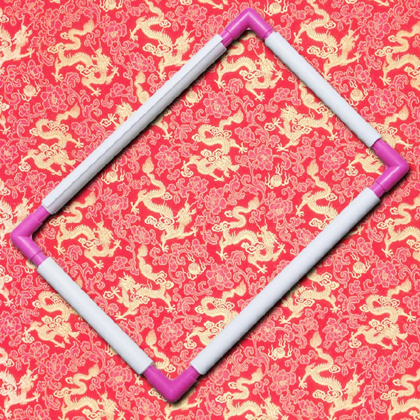 Plastic Embroidery Frame Hoop Square Shape DIY Needlework Craft Sewing Tool Clip Type Embroidery Hoop