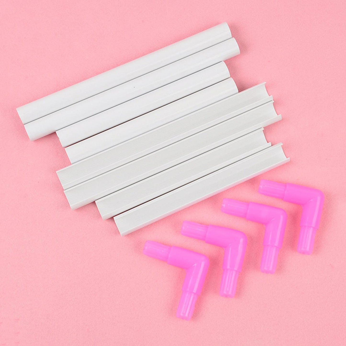 Plastic Embroidery Frame Hoop Square Shape DIY Needlework Craft Sewing Tool Clip Type Embroidery Hoop