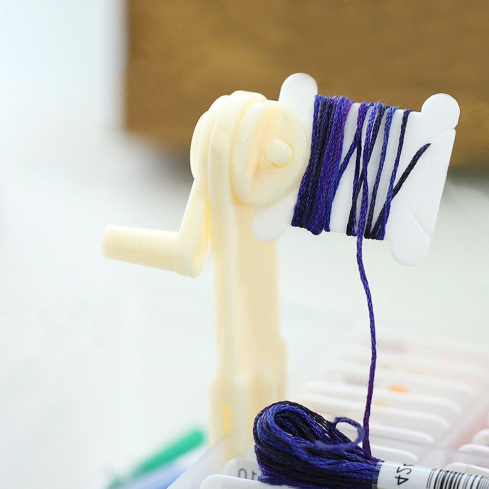 120PCS Embroidery Floss Craft Cross Stitch Thread Bobbin Storage Holder