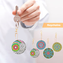 Load image into Gallery viewer, 4pcs DIY Full Special-Shaped Diamond Painting Bag Pendant Keychains
