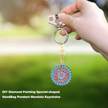 Load image into Gallery viewer, 4pcs DIY Full Special-Shaped Diamond Painting Bag Pendant Keychains
