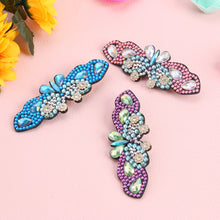 Load image into Gallery viewer, 3pcs Butterfly Rhinestone Hair Clip DIY Crystal Bowknot Barrettes
