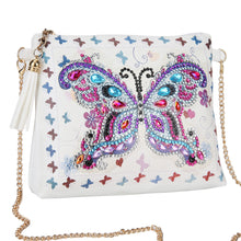 Load image into Gallery viewer, DIY Butterfly Special Shaped Diamond Painting PU Chain Messenger Bags
