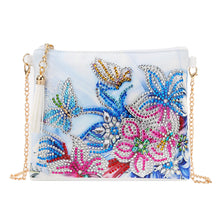 Load image into Gallery viewer, DIY Flower Special Shape Diamond Painting PU Chain Shoulder Bag Clutch
