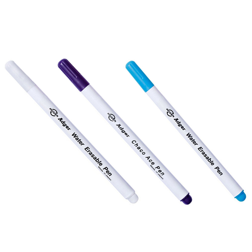 4PCS Water Erasable Pens Fabric Marking Pencil Grommet Ink Soluble Markers